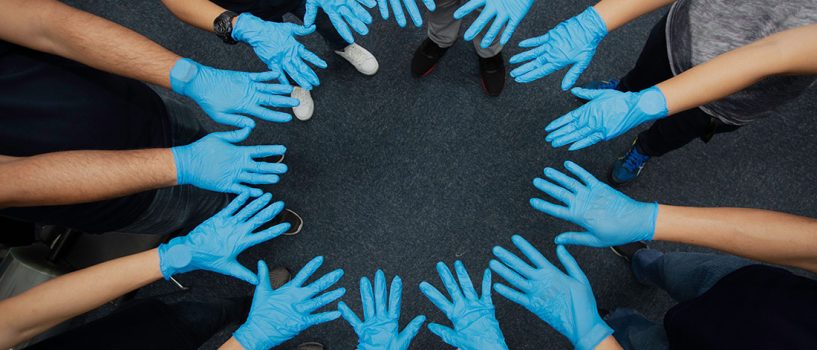 Rękawiczki, które uratowały ludzkość. #NieDajSięWirusowi