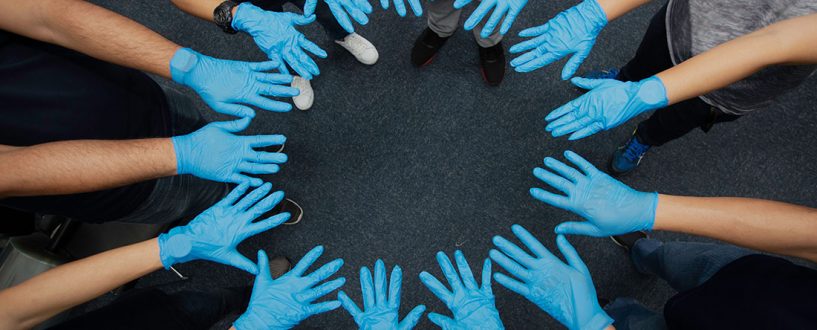 Rękawiczki, które uratowały ludzkość. #NieDajSięWirusowi